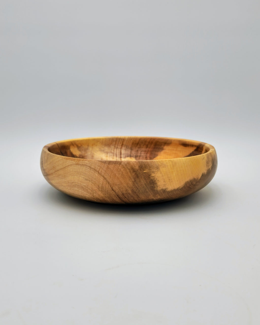 Orange Wood Bowl, 9" x 2"