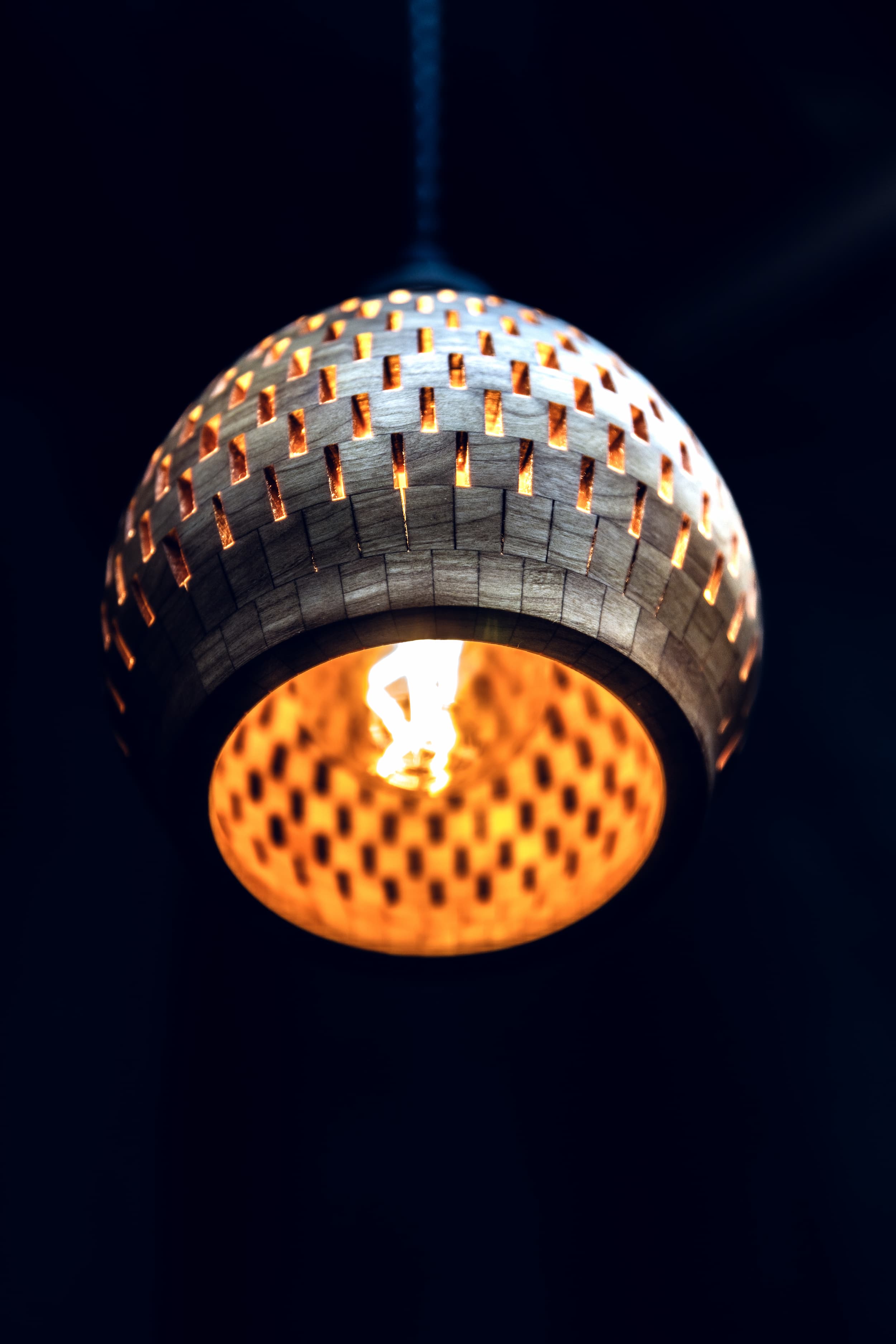 Cherry Pendant Light, 5.5" x 5.25"