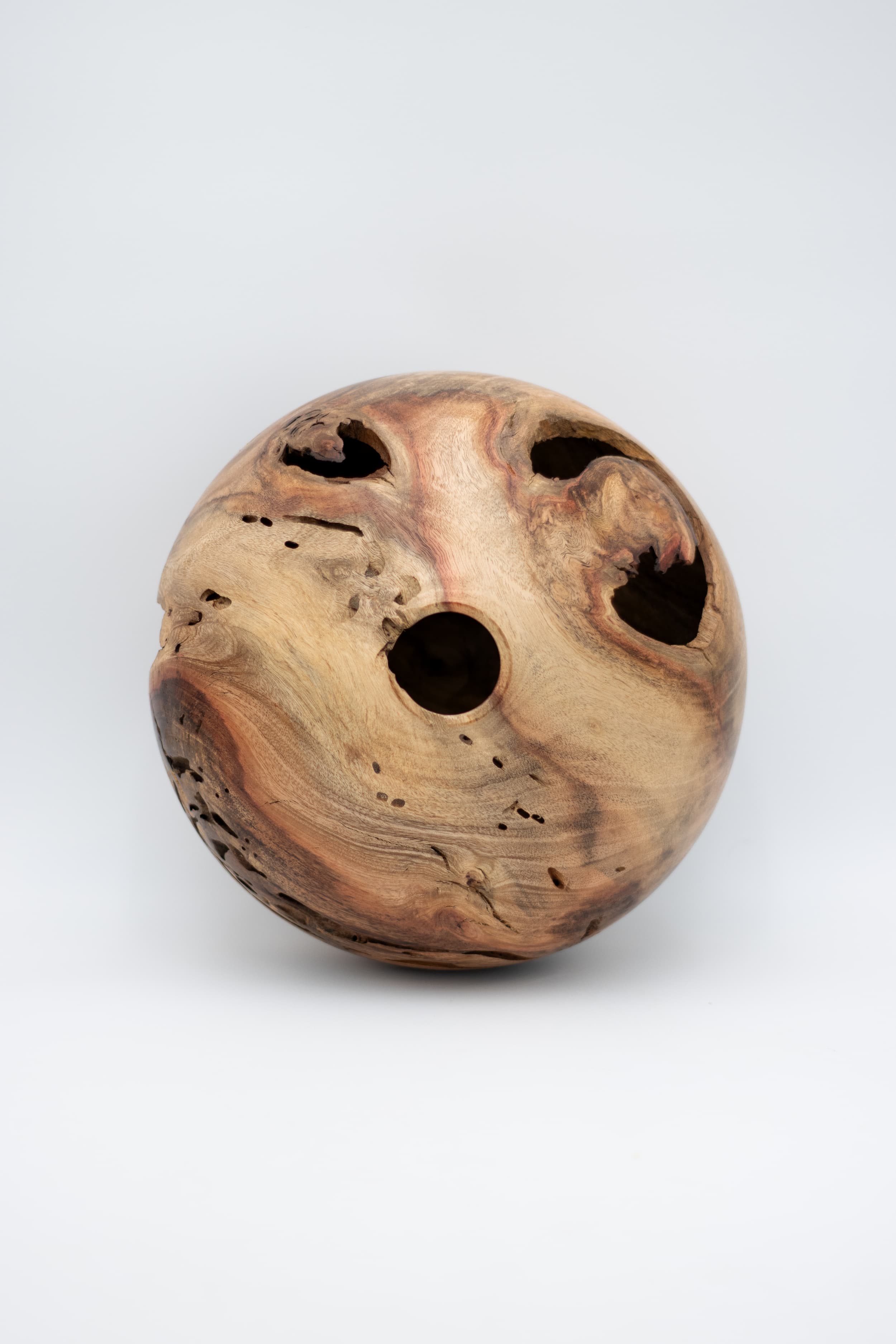 Carob Hollow Form, 9" x 6.5"