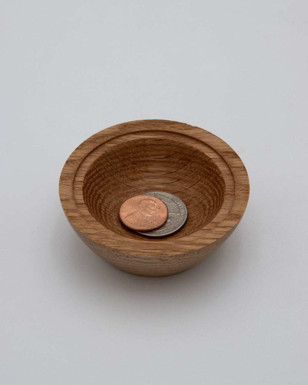 Red Oak Lidded Box with Black Walnut Finial 1