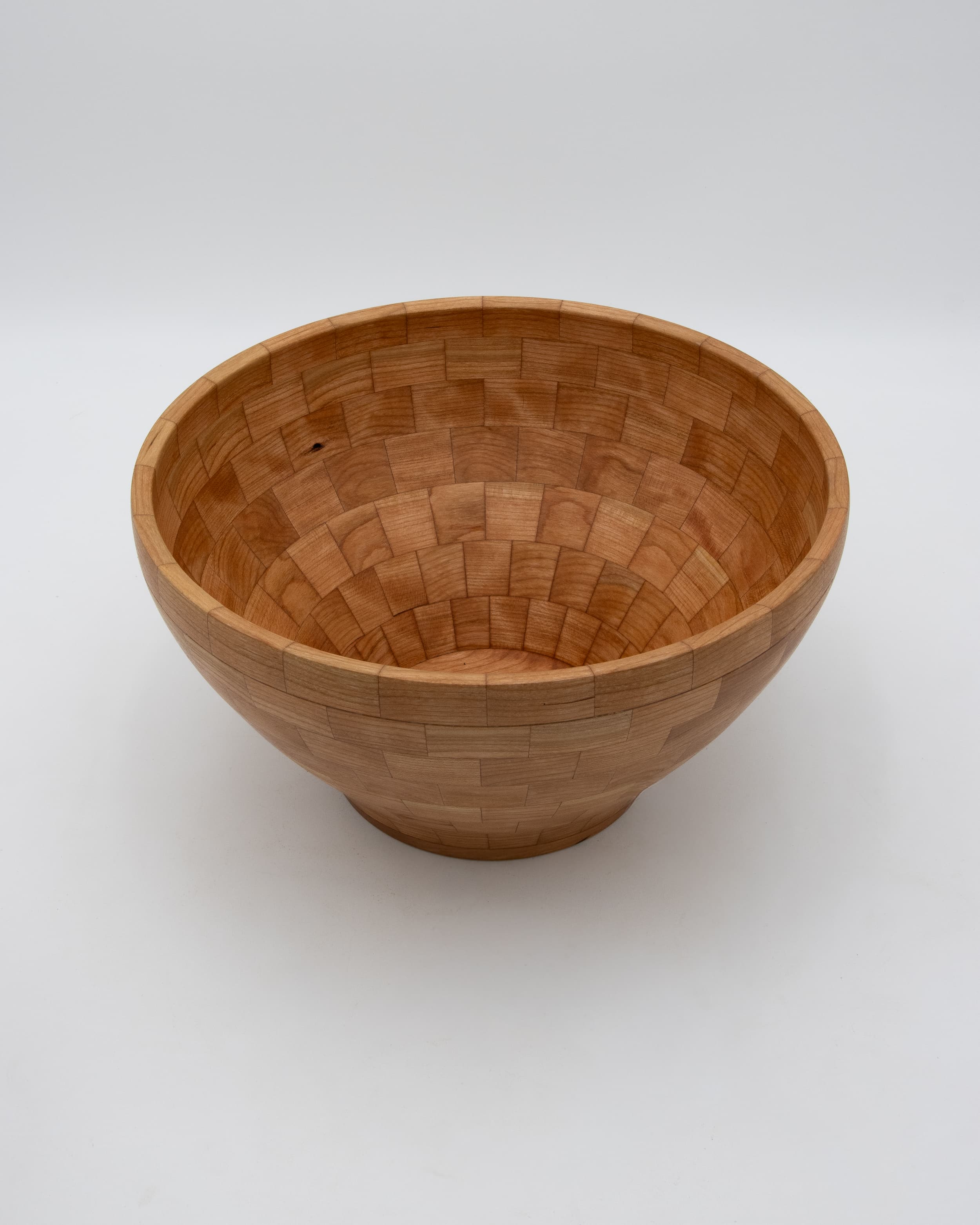 Segmented Cherry Bowl, 10.5" x 5.5"