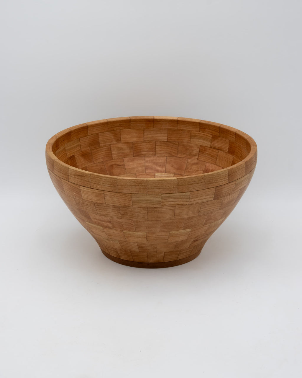 Segmented Cherry Bowl, 10.5" x 5.5"