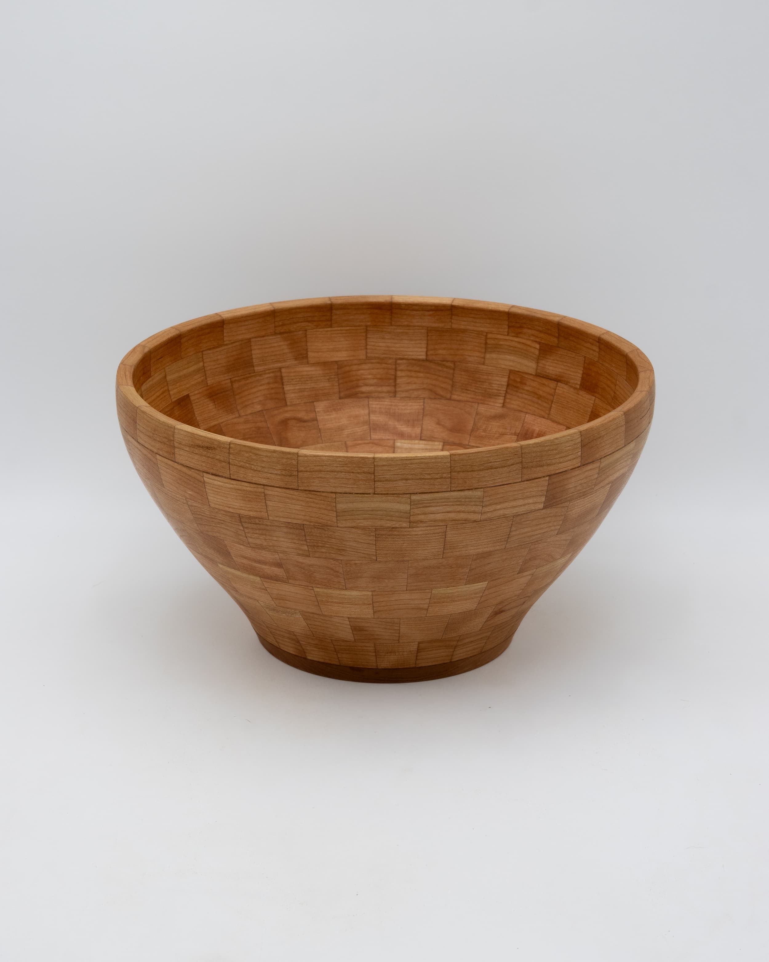 Segmented Cherry Bowl, 10.5" x 5.5"