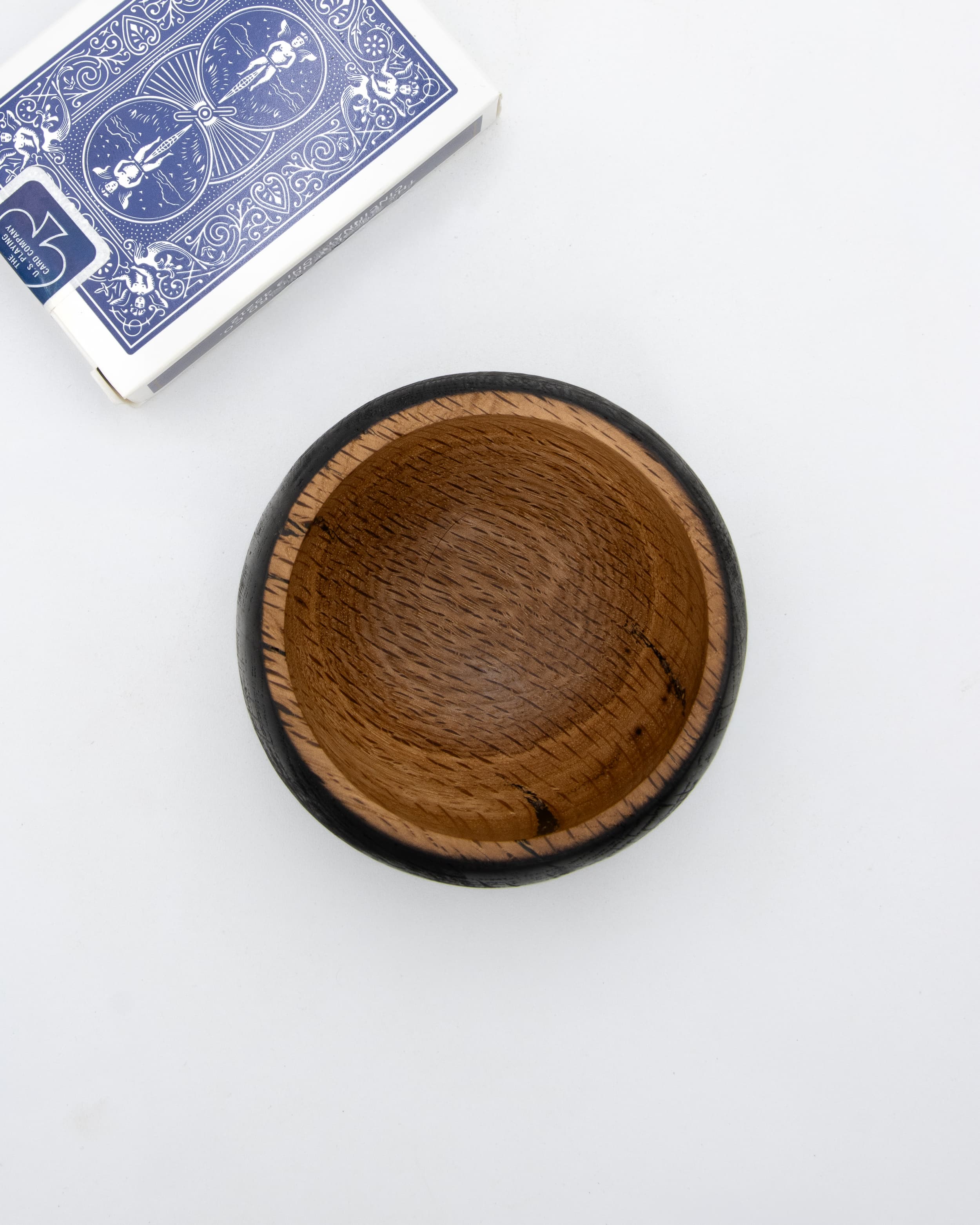 Shou Sugi Ban White Oak Bowl, 3.5" x 2"