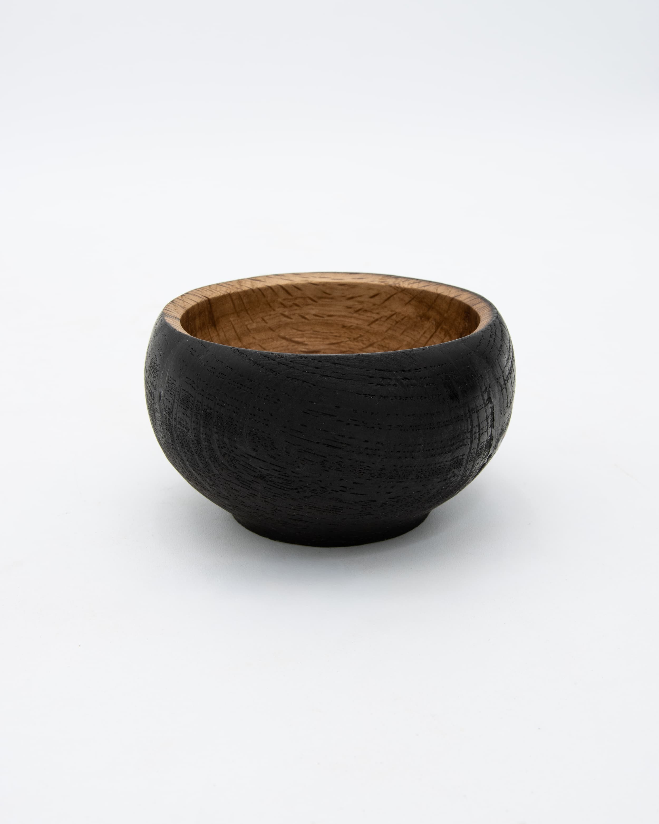 Shou Sugi Ban White Oak Bowl, 3.5" x 2"