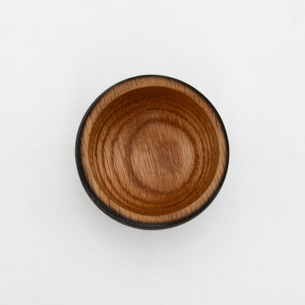 Shou Sugi Ban Red Oak Bowl, 2.5" x 1.5"