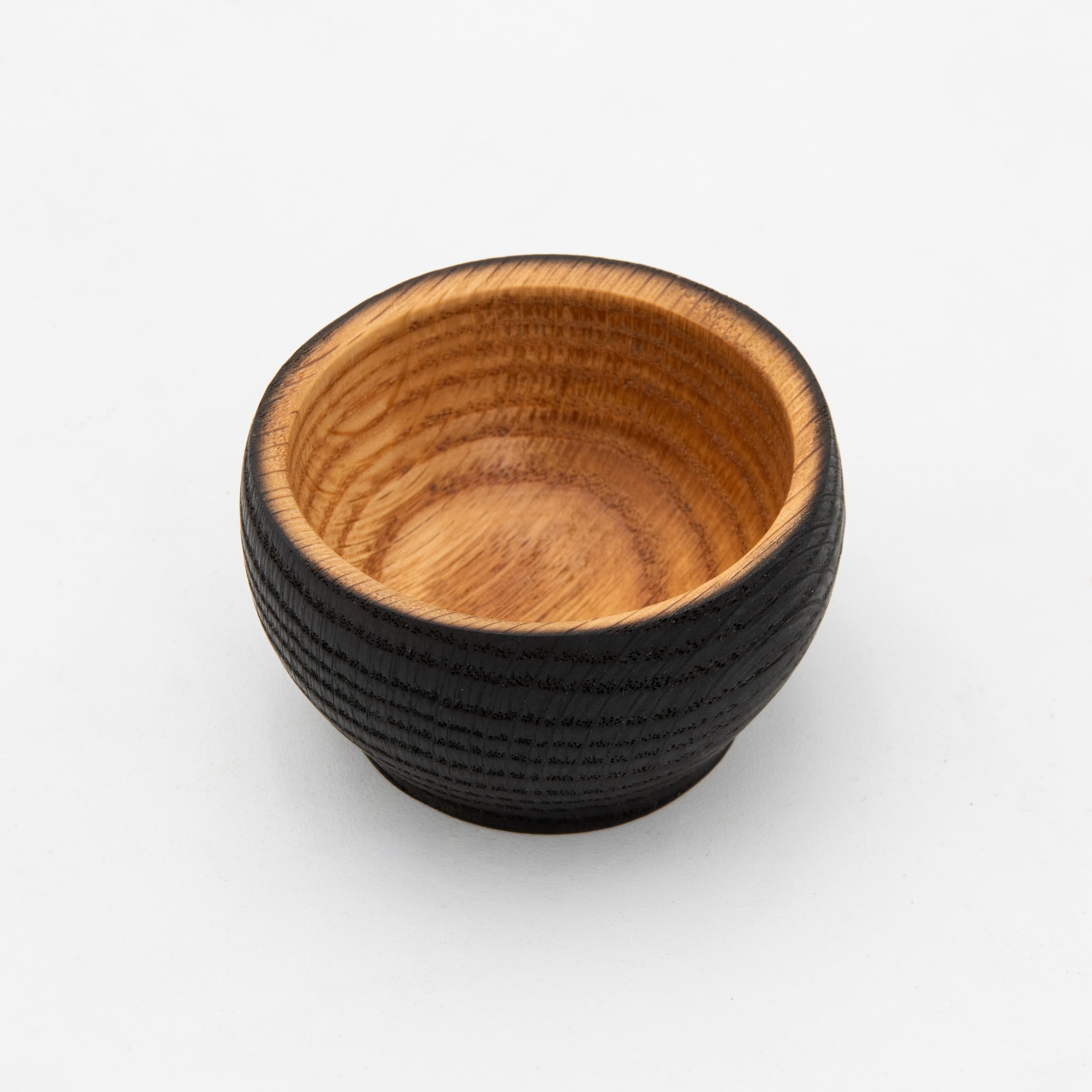 Shou Sugi Ban Red Oak Bowl, 2.5" x 1.5"