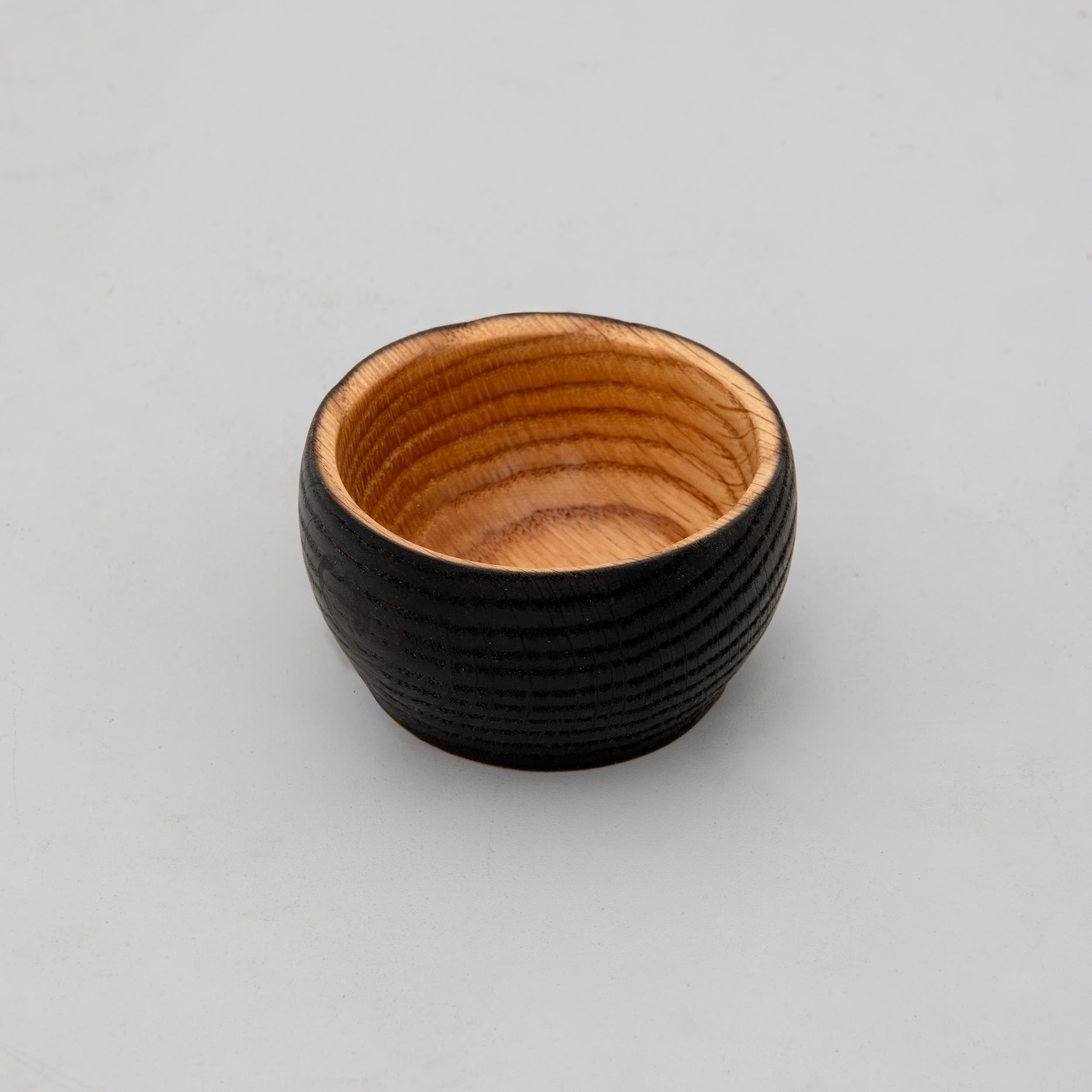 Shou Sugi Ban Red Oak Bowl, 3" x 1.5"