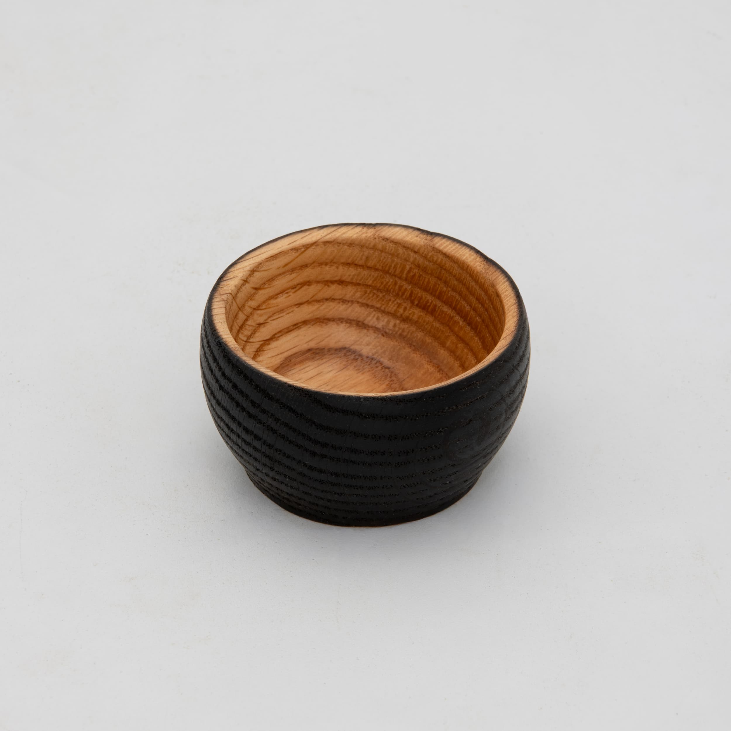 Shou Sugi Ban Red Oak Bowl, 3" x 1.5"