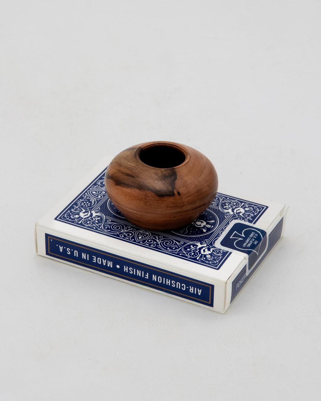 Redwood Hollow Form, 2" x 1"