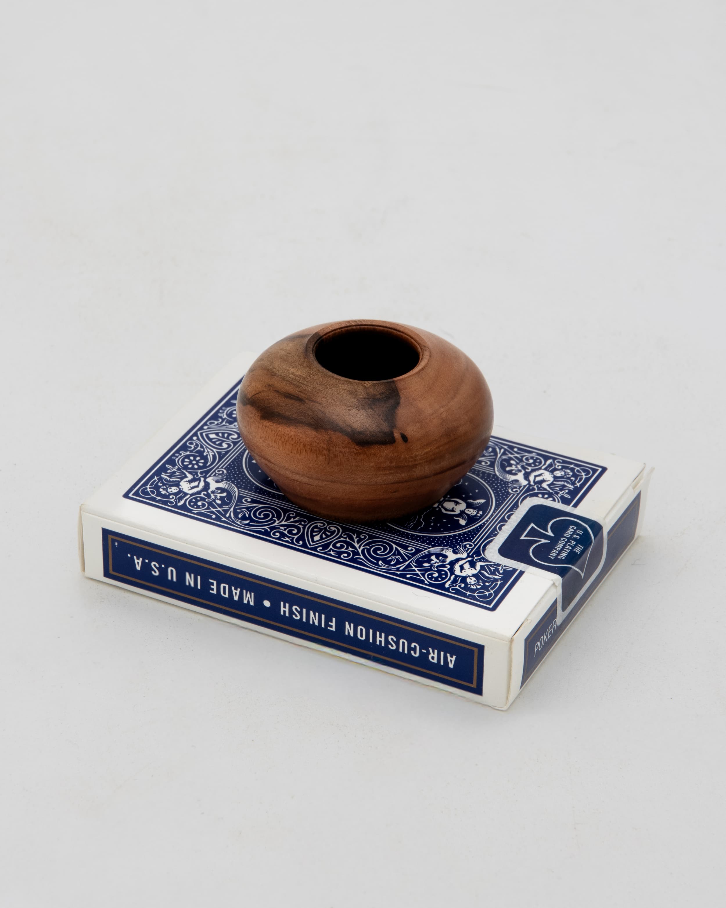 Redwood Hollow Form, 2" x 1"