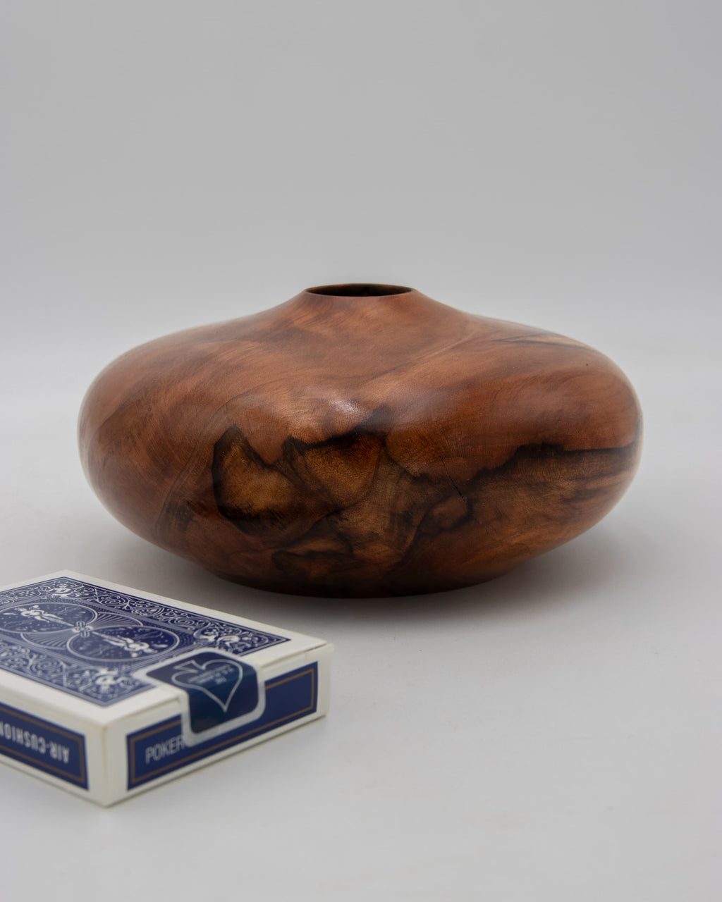 Redwood Hollow Form, 7" x 3"