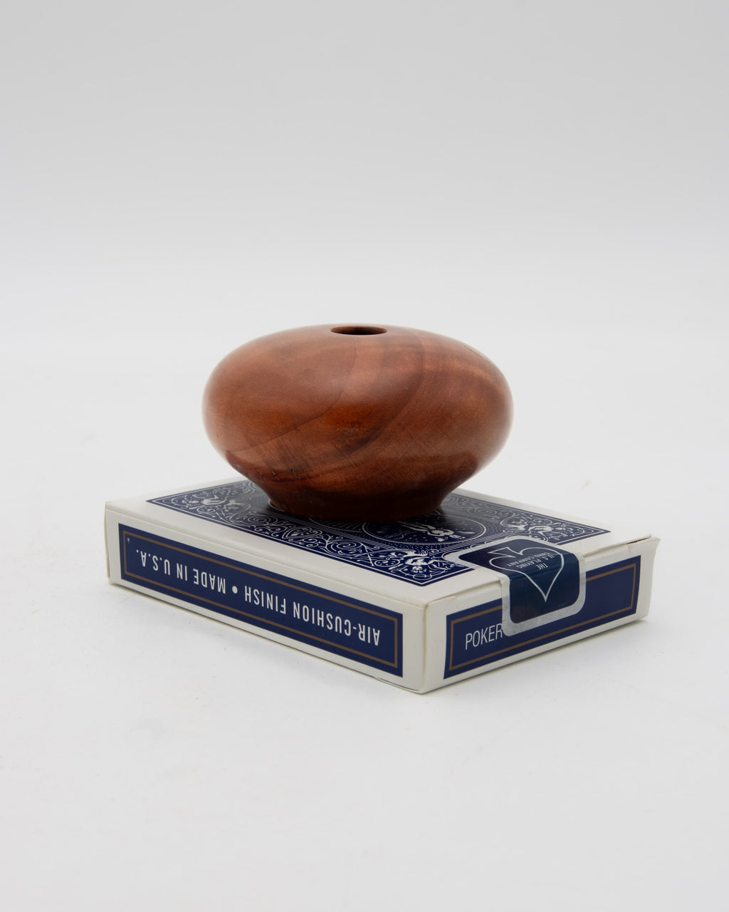 Xylosma Hollow Form, 2.5" x 1.5"