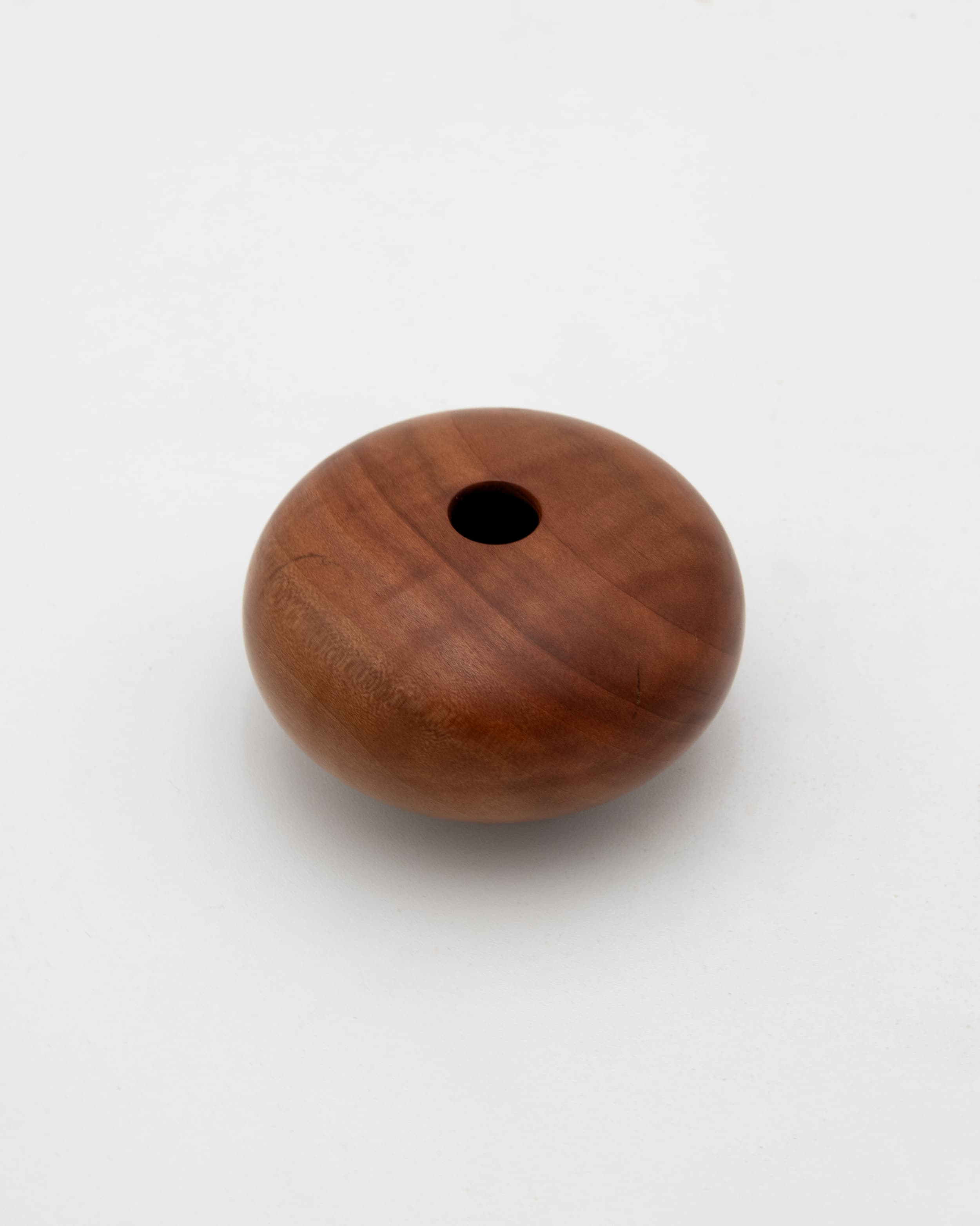 Xylosma Hollow Form, 2.5" x 1.5"