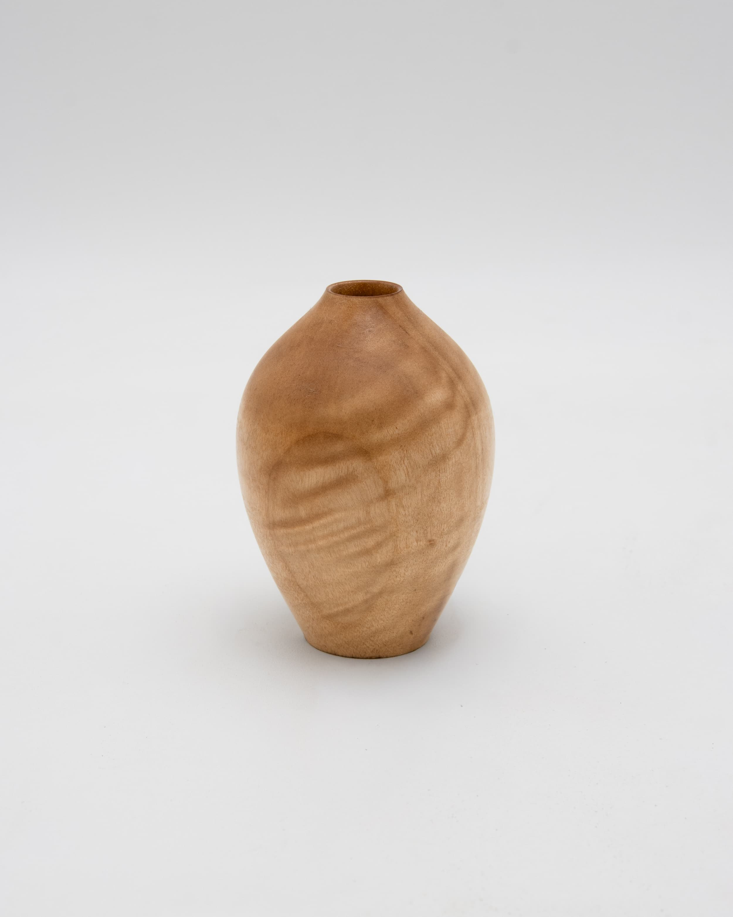 Figured Maple Hollow Form, 2" x 3"