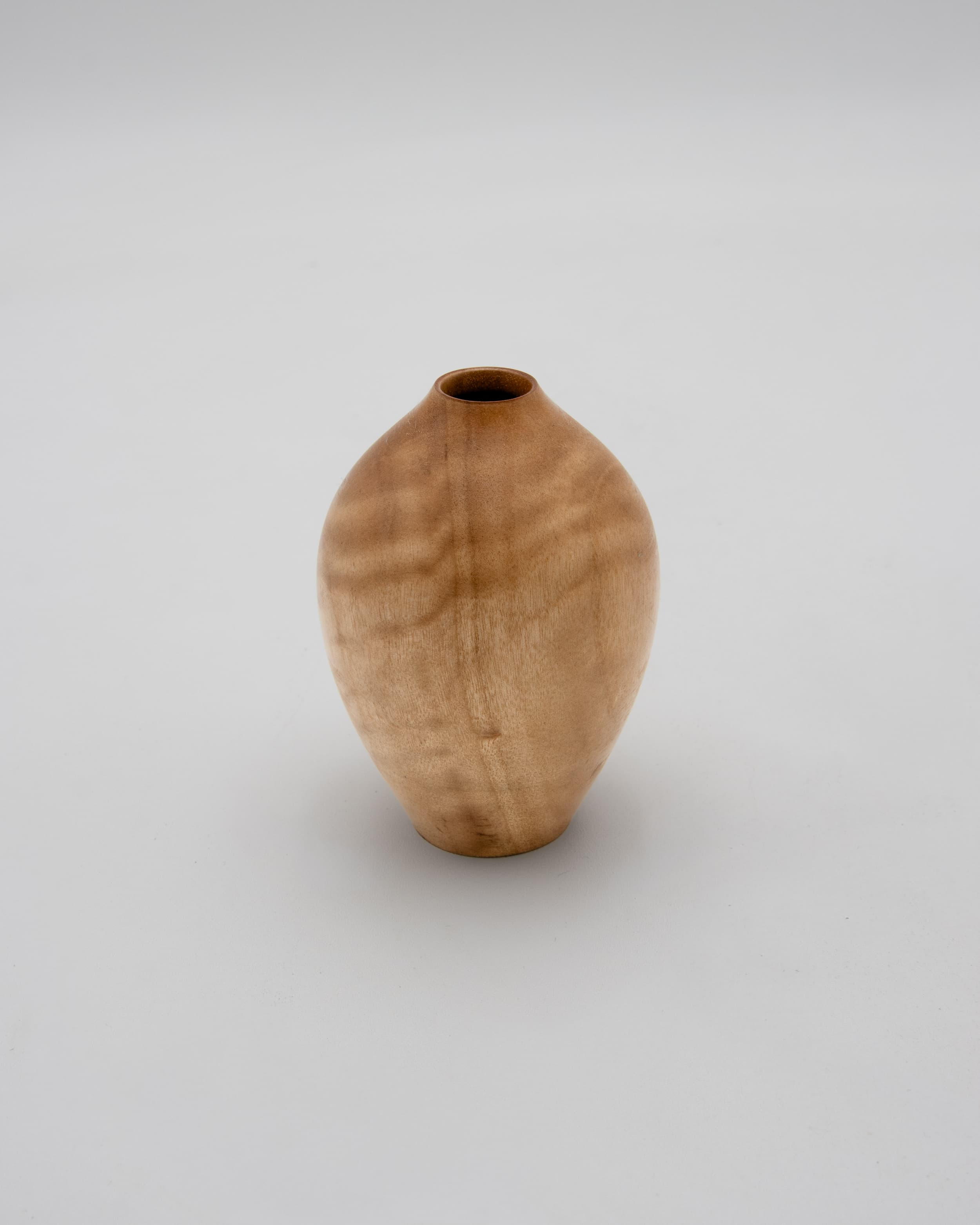 Figured Maple Hollow Form, 2" x 3"