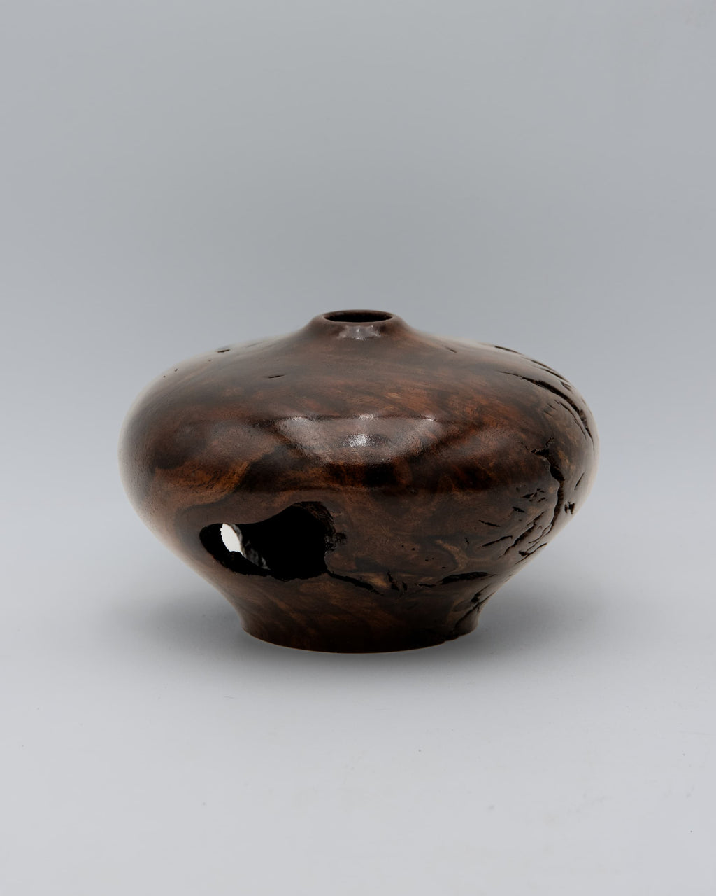 Black Walnut Burl Hollow Form 5.5" x 3.5"