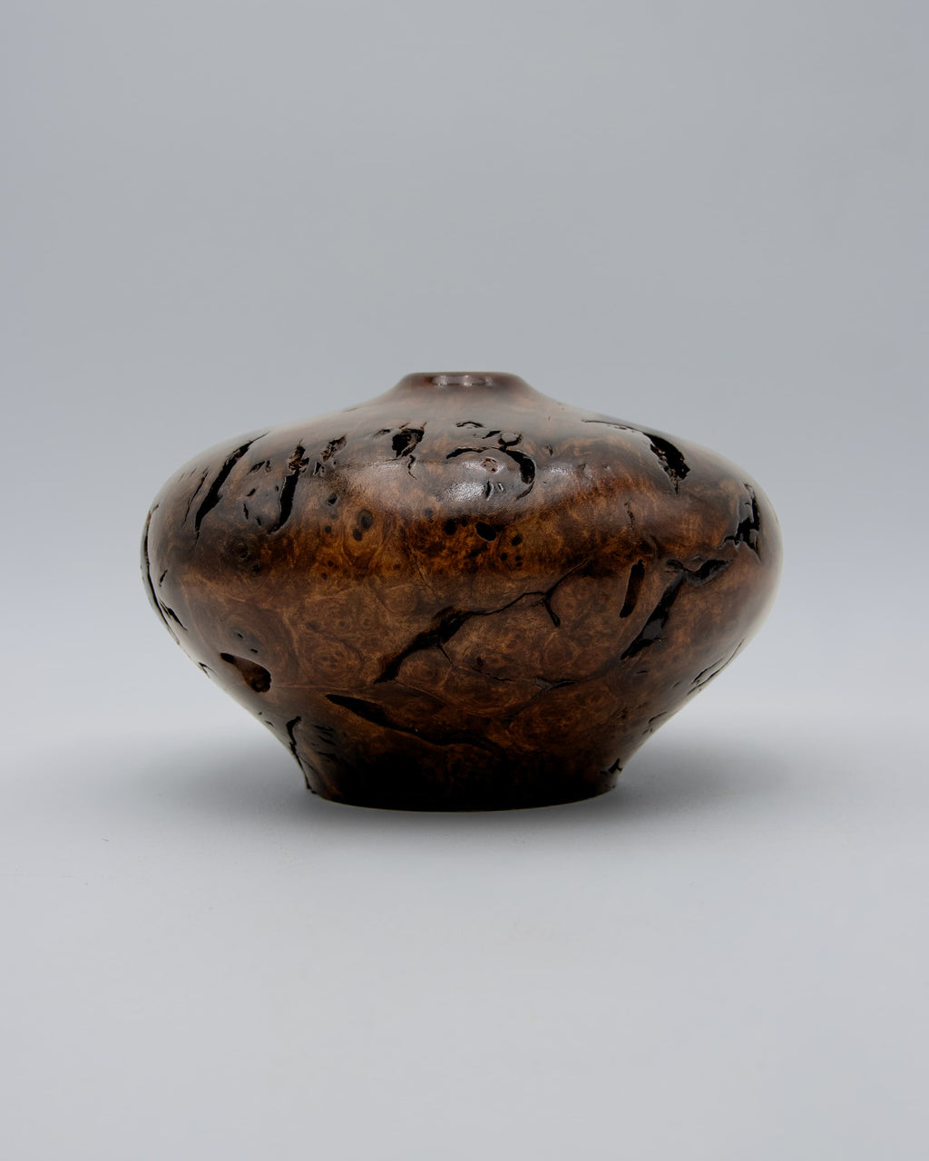 Black Walnut Burl Hollow Form 5.5" x 3.5"