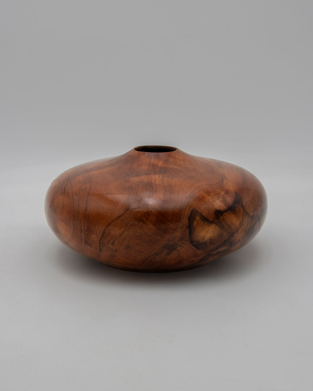 Redwood Hollow Form, 7" x 3"