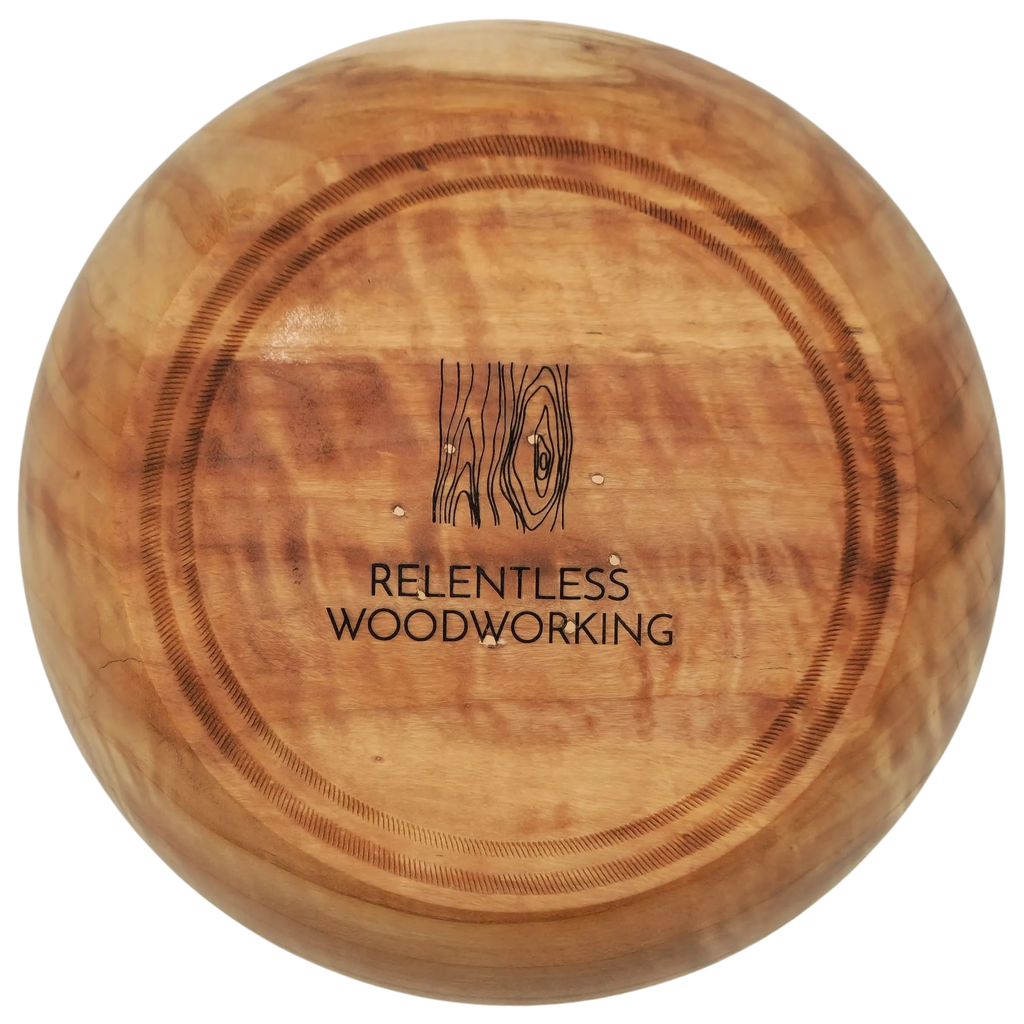 Curly Maple Bowl, 12.5" x 4.5"