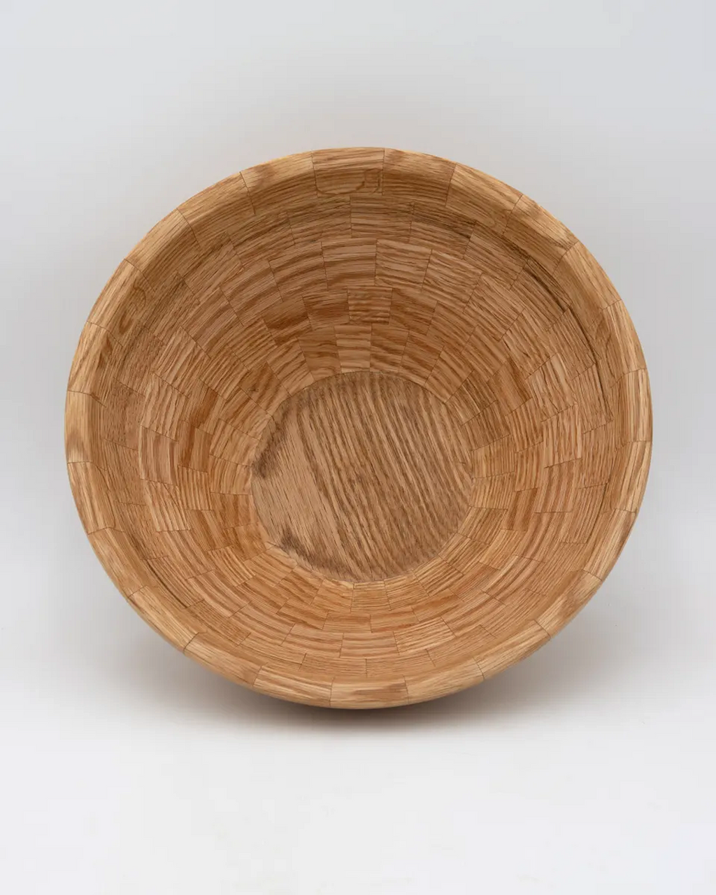 Segmented Red Oak Bowl (1), 10.5" x 4"