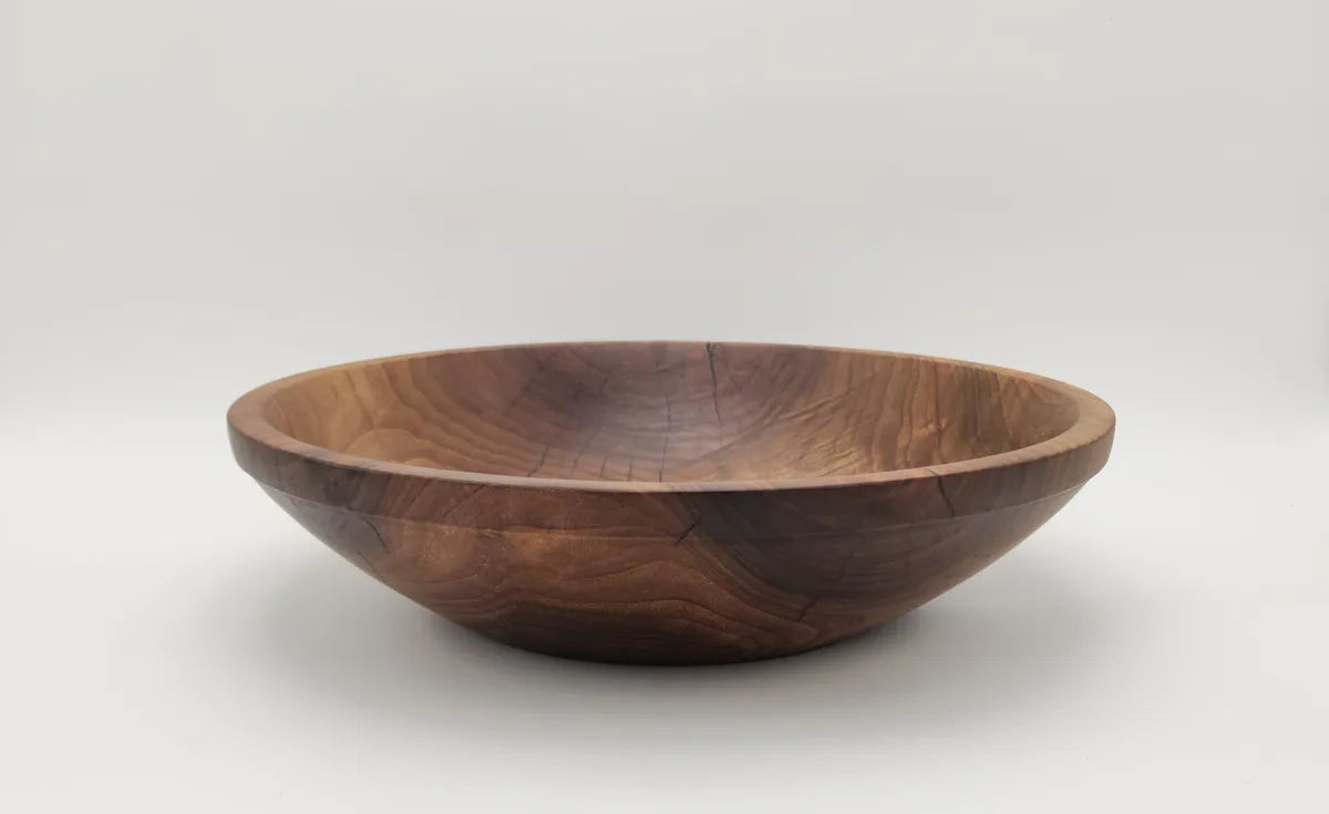 Walnut Bowl, 15" x 4"